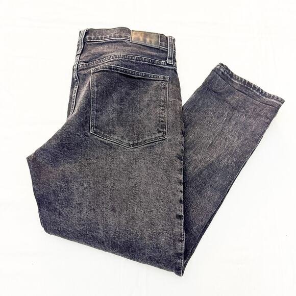 Madewell Tomboy Straight Charcoal Black Denim Jeans Size 30 - Picture 10 of 10